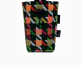 Houndstooth Chalk Bag in Green Plaid