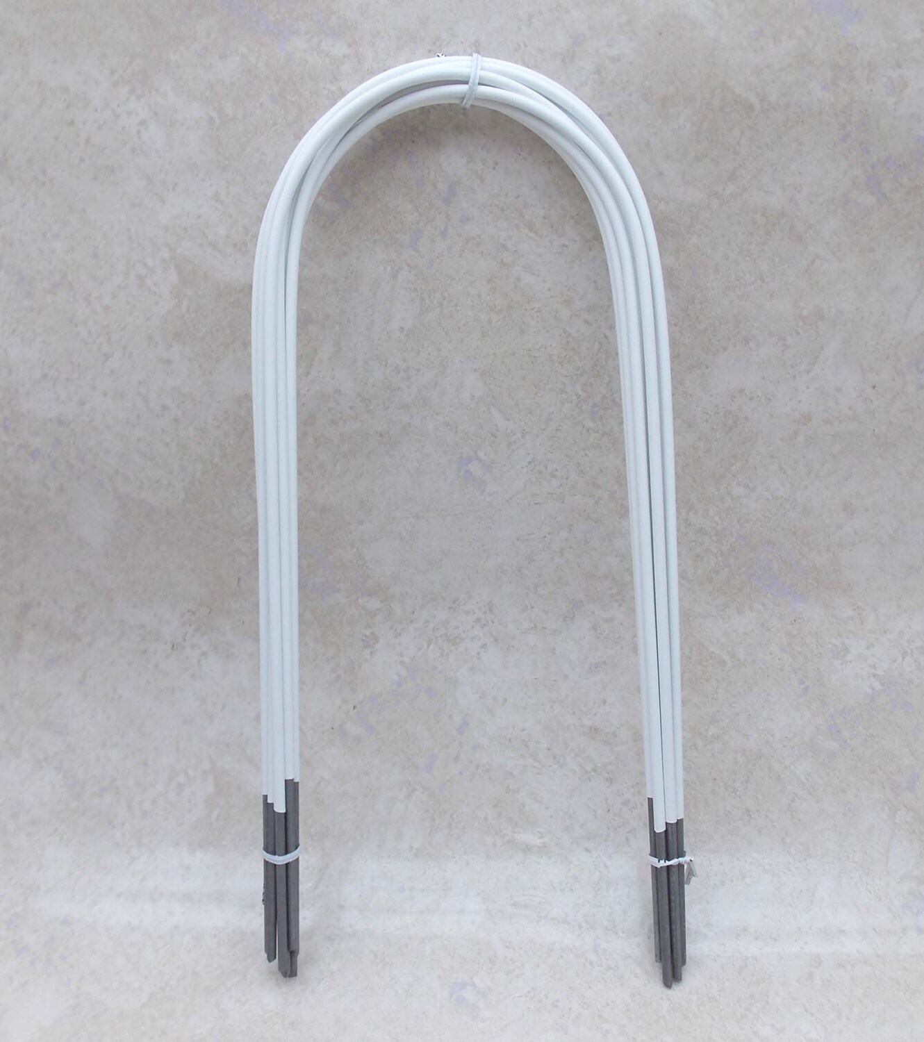 Croquet WICKETS HOOPS Set of 9 Heavy 9 Ga. Steel White Plastic