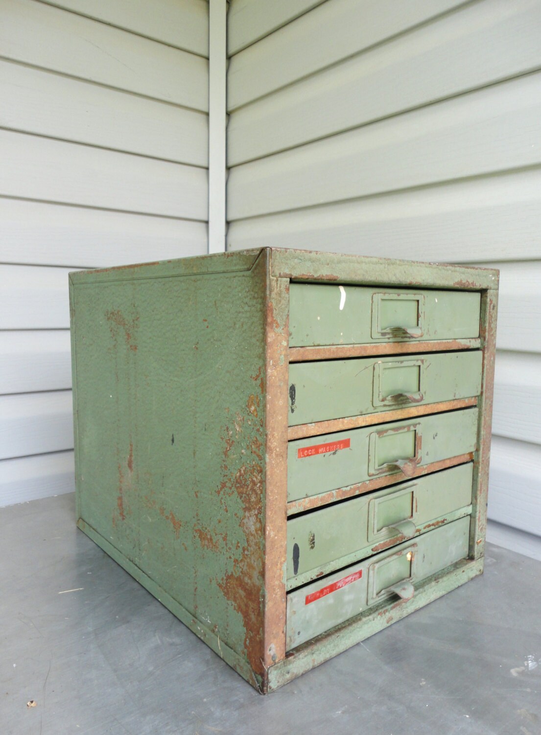 Vintage Bolt Bin or Supplies Haute Juice