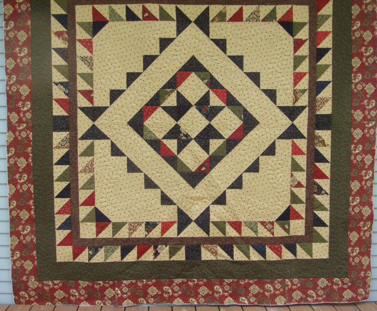 cherokee-star-quilt-kit-with-pine-fresh-fabric-by-timelessquilts