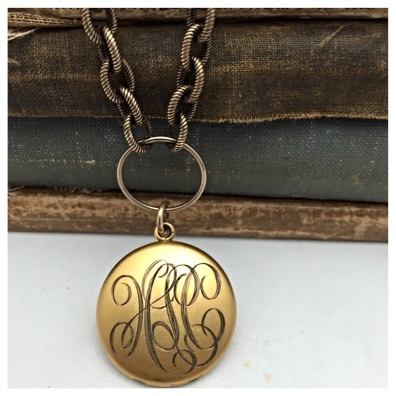 Locket necklace etsy Clearance
