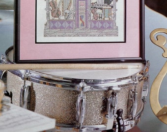 Counted Cross Stitch Pattern THE MUSIC ROOM - fam