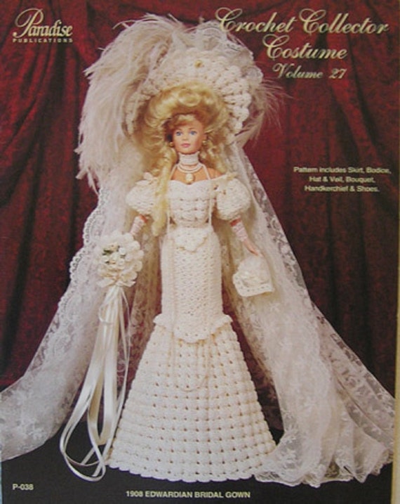 Paradise Publications Crochet Collector Costume Fashion Doll