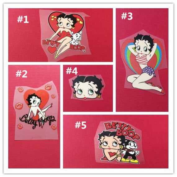 Betty Boop Iron-On Heat Transfer Decorate all the clothing