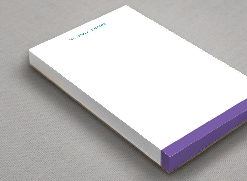 Personalized Notepad Modern To Do List 100 sheets