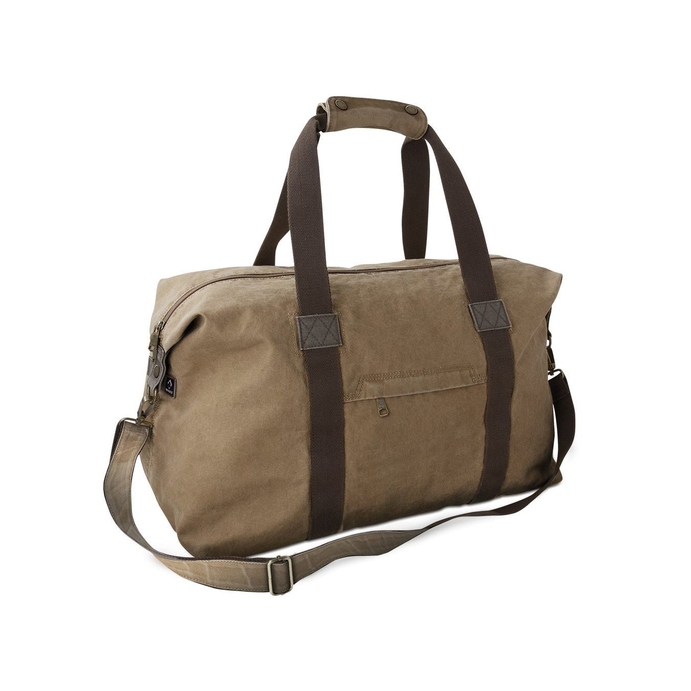 Men&#39;s Khaki Canvas Weekender Bag