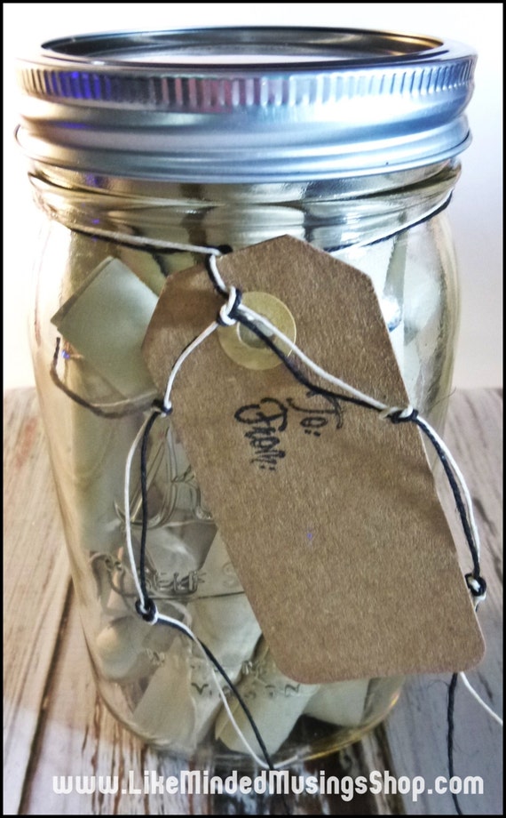 Prayer Jar Bible Verse Mason Jar Manna Jar by LikeMindedMusings