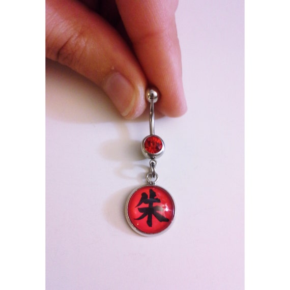 Naruto Itachi Uchiha Cosplay Symbol Belly Button Ring By IceSylum naruto-itachi-uchiha-cosplay-symbol-belly-button-ring-by-icesylum