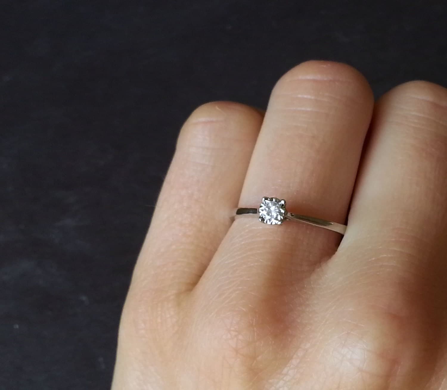 solitaire engagement ring with wedding band