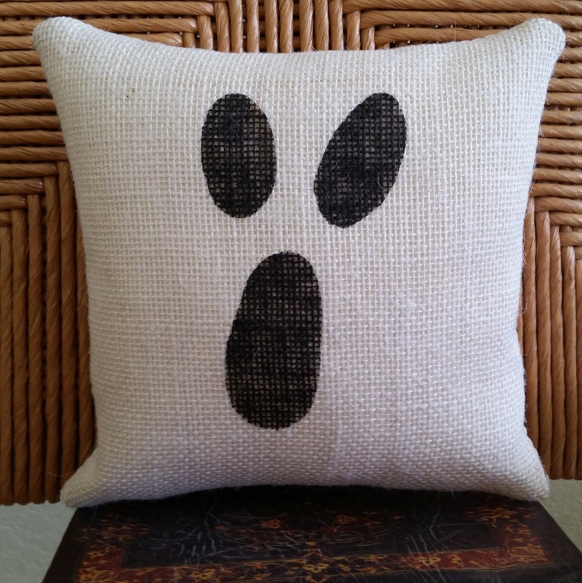 Halloween pillow pumpkin pillow Ghost pillow by KelleysCollections