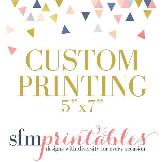 Custom Printing 5x7 Invitations Envelopes