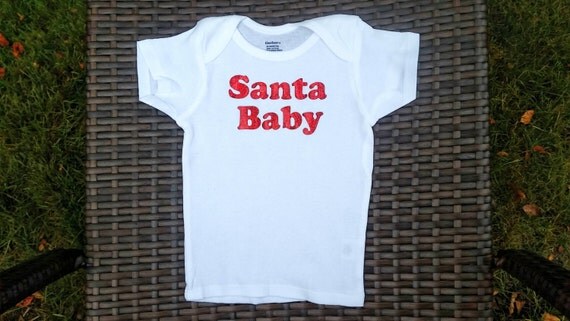 Items similar to Santa Baby T-Shirt - 24 Months on Etsy