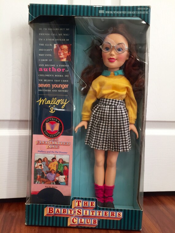 1990s Vintage Baby-Sitters Club Mallory Doll Kenner Scholastic