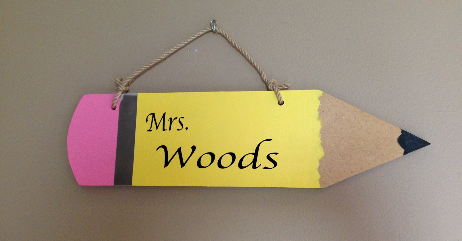 Personalized wooden pencil great for by PaperPerfectCreation