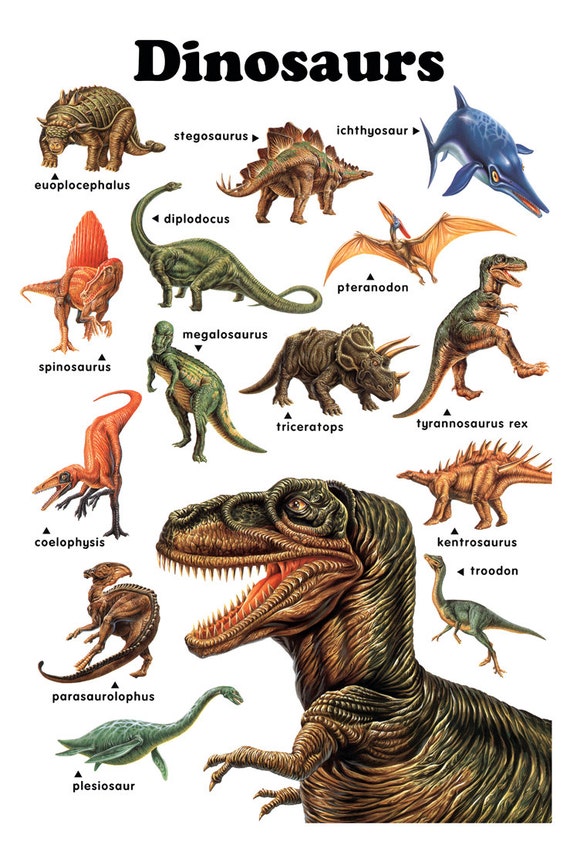 full list of dinosaurs