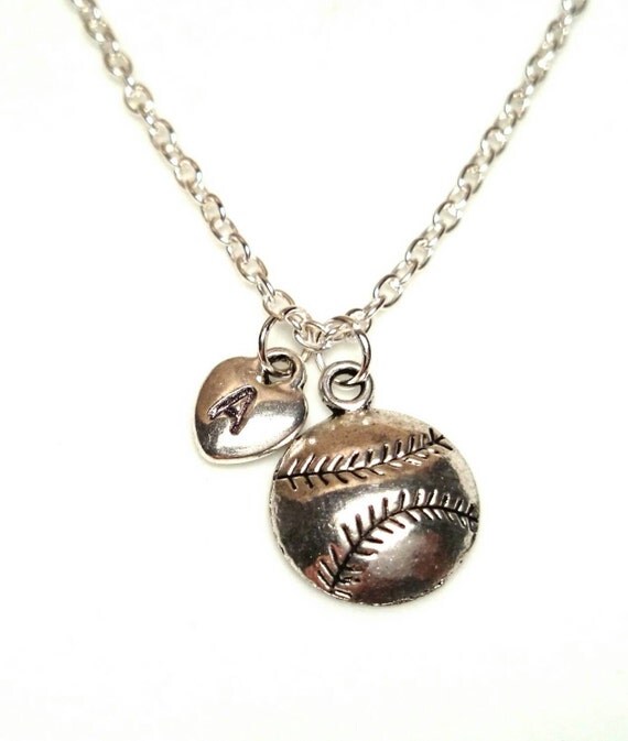 Personalized Baseball Necklace Baseball by