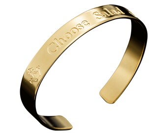 Custom Bracelet, Quote Bracelet, Personalized Cuff, Personalized Bracelet, Personalized Jewelry, Engraved gold bracelet, Engraved bracelet