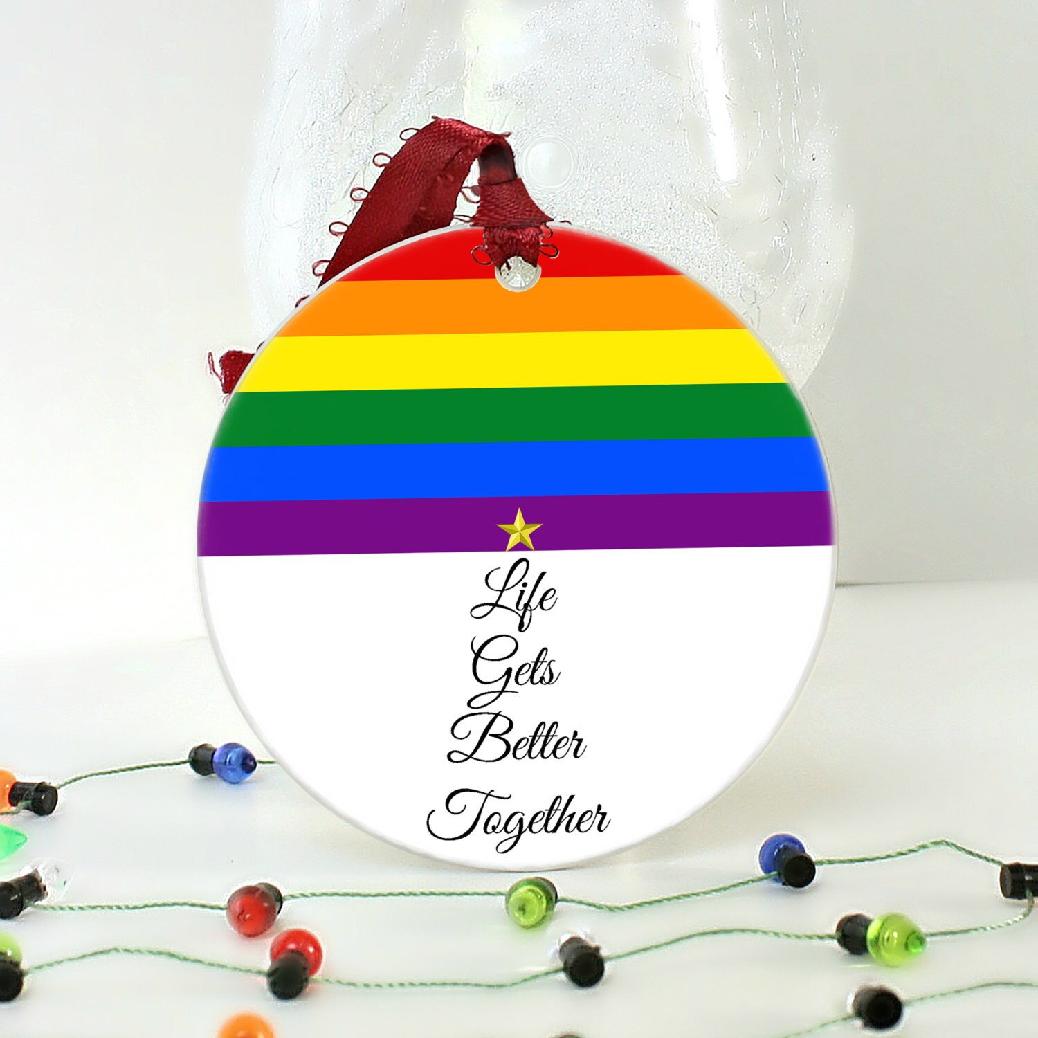 christmas ornament lgbt ornament porcelain by thepressstation christmas ornament lgbt ornament porcelain by thepressstation