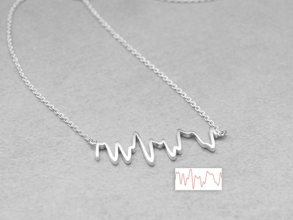 custom heartbeat necklace