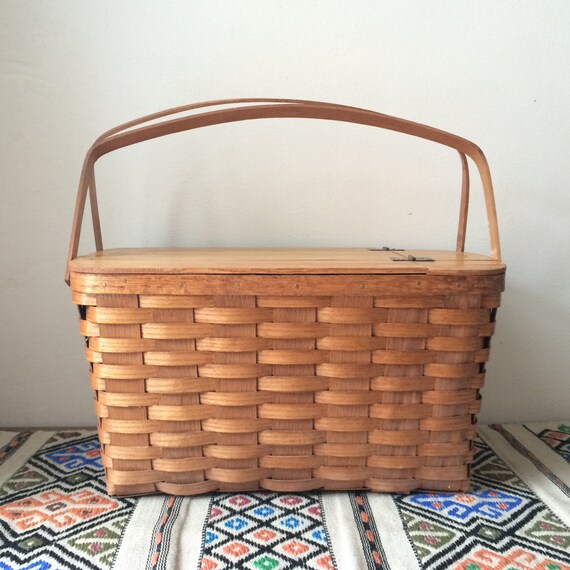 Vintage Basketville Picnic Basket Large by on Etsy