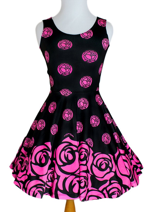 UTENA The Revolutionary Girl Rose Seal Crest Skater Dress