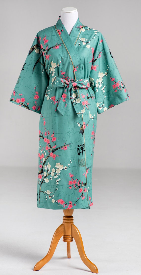 Download Kimono Robe Lined Robe Long Womens Mid calf by KimonoRobeJSues