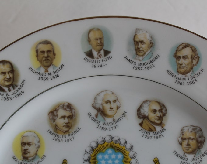 Plate, Collector's Plate, Presidents