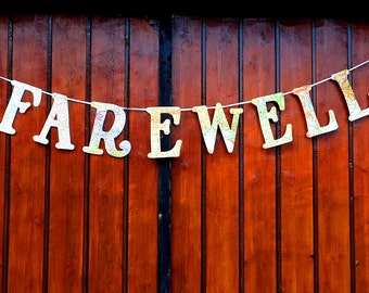 farewell banner – Etsy