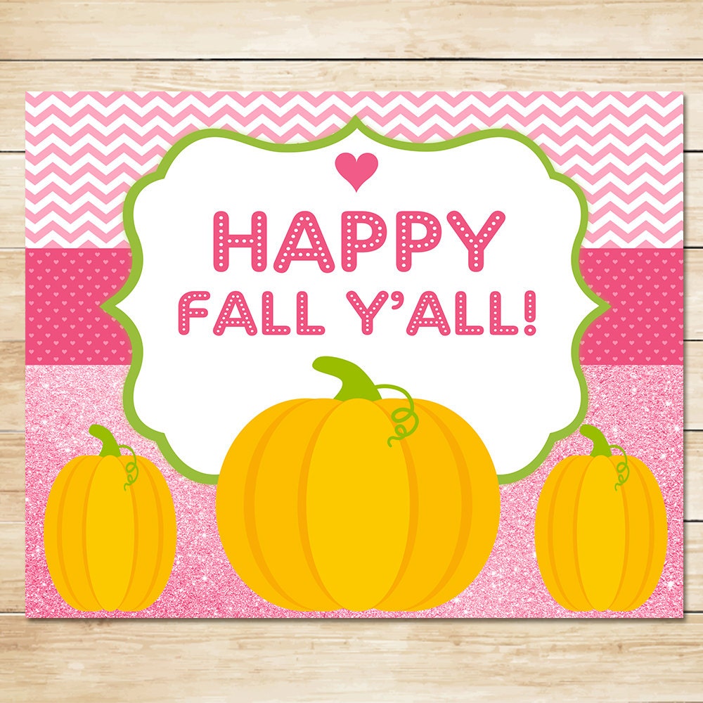 It is a graphic of Gargantuan Happy Fall Y'all Printable It is an image of Gargantuan Happy Fall Y'all Printable