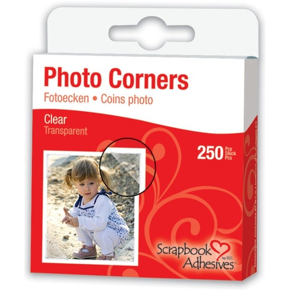 Scrapbook Adhesives Photo Corners by MyStickerCollections on Etsy