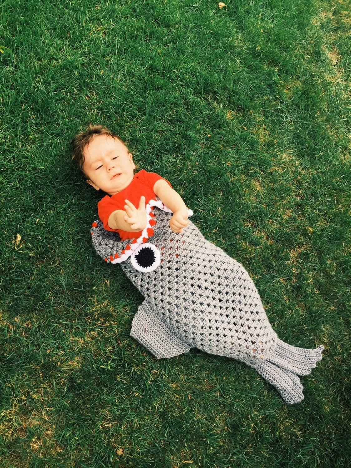 Shark blanket Shark Photo Prop Shark Sleeping Bagshark