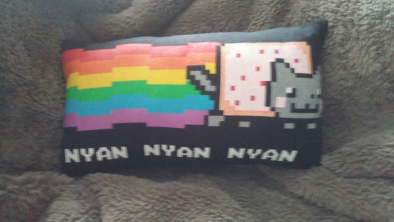 nyan cat pillow