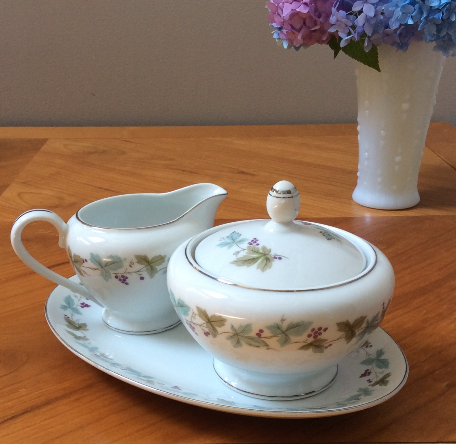 Vintage Fine China of Japan Sugar Bowl & by EastWestVintage1