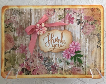 Items similar to Thank you Handmade Greeting Cards on Etsy