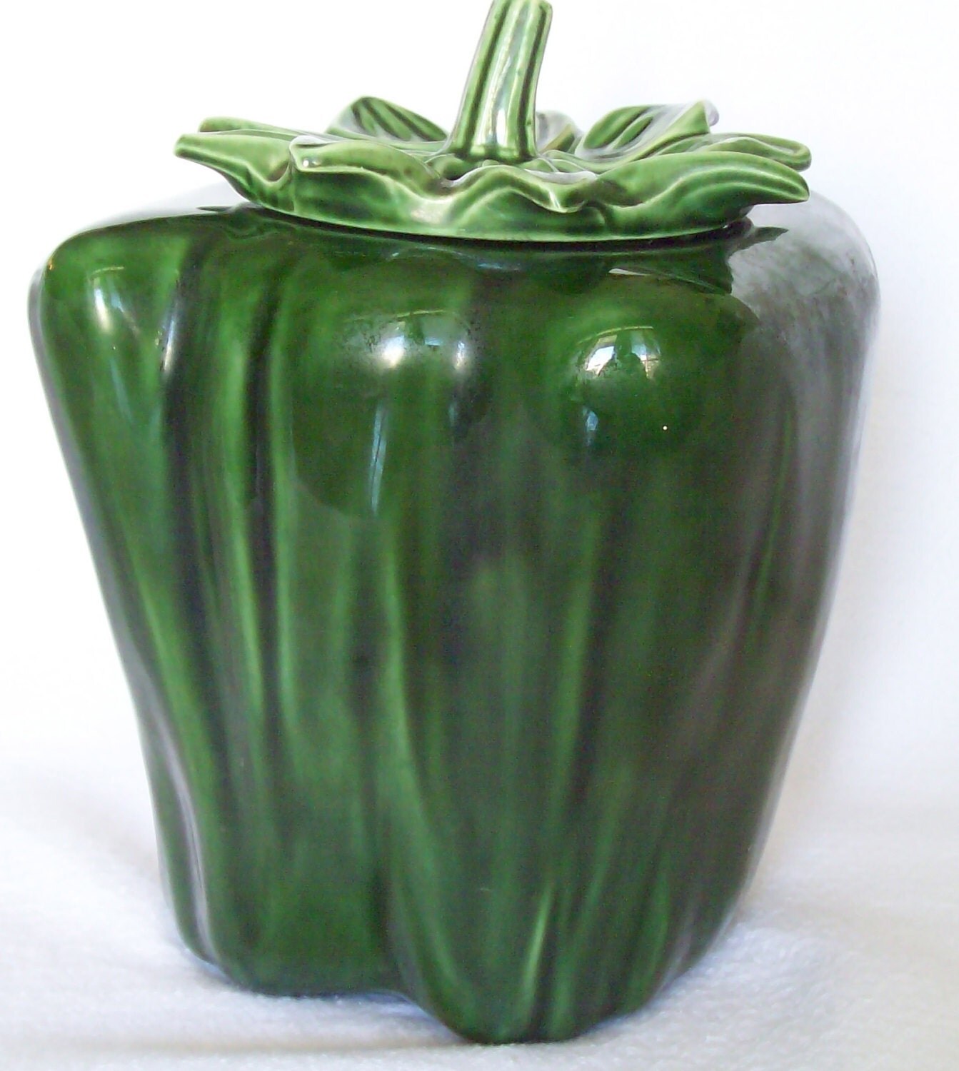 Pottery McCoy Green Bell Pepper Cookie Jar
