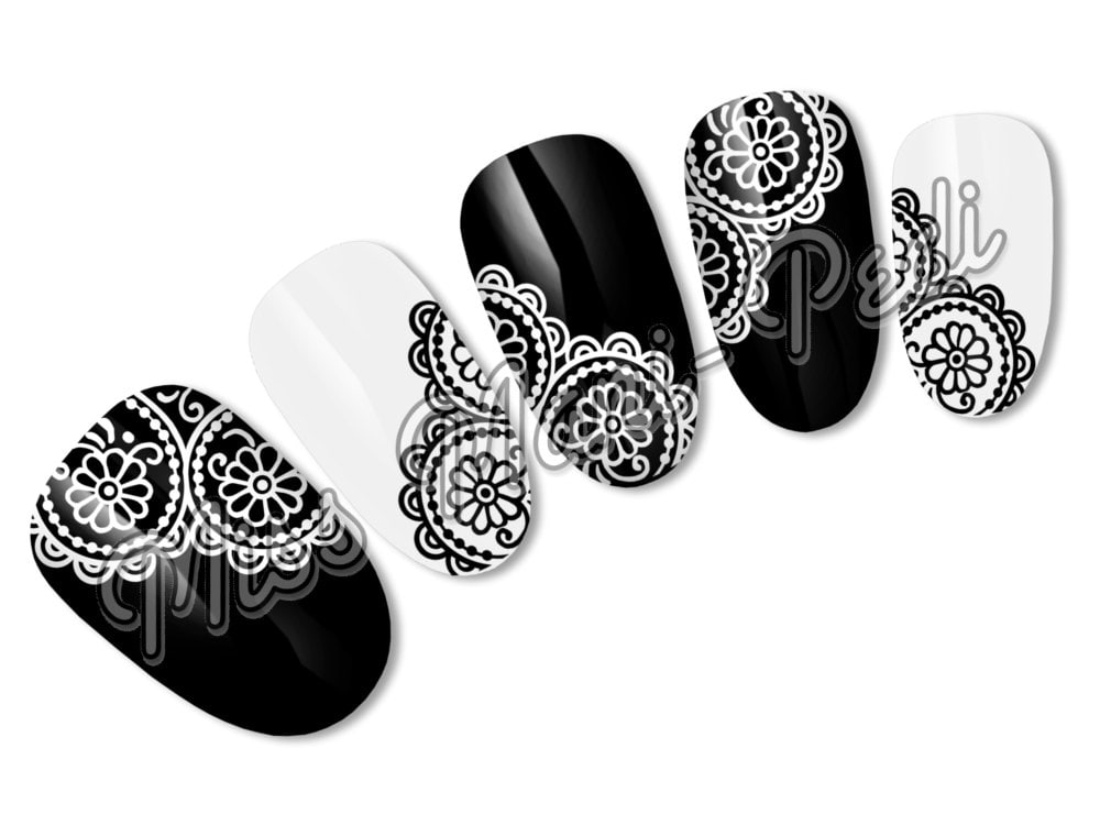Water Slide Nail Decals