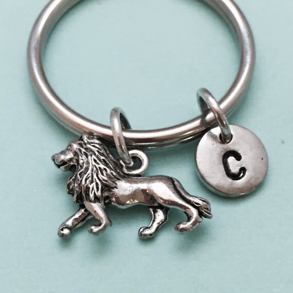 Lion keychain lion charm animal keychain animal charm