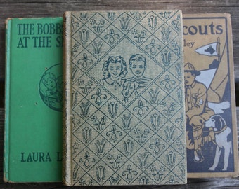 Vintage Antique Hardcover Book: The Bobbsey Twins