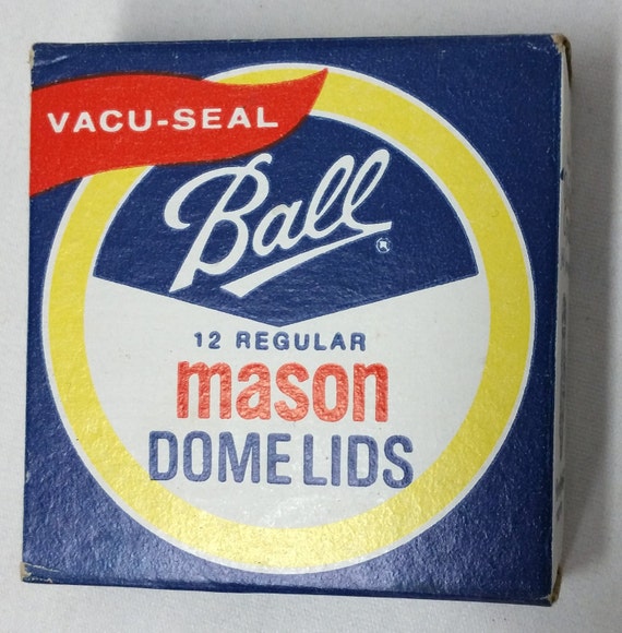 Vintage Ball Mason Jar Dome Lids New in Box