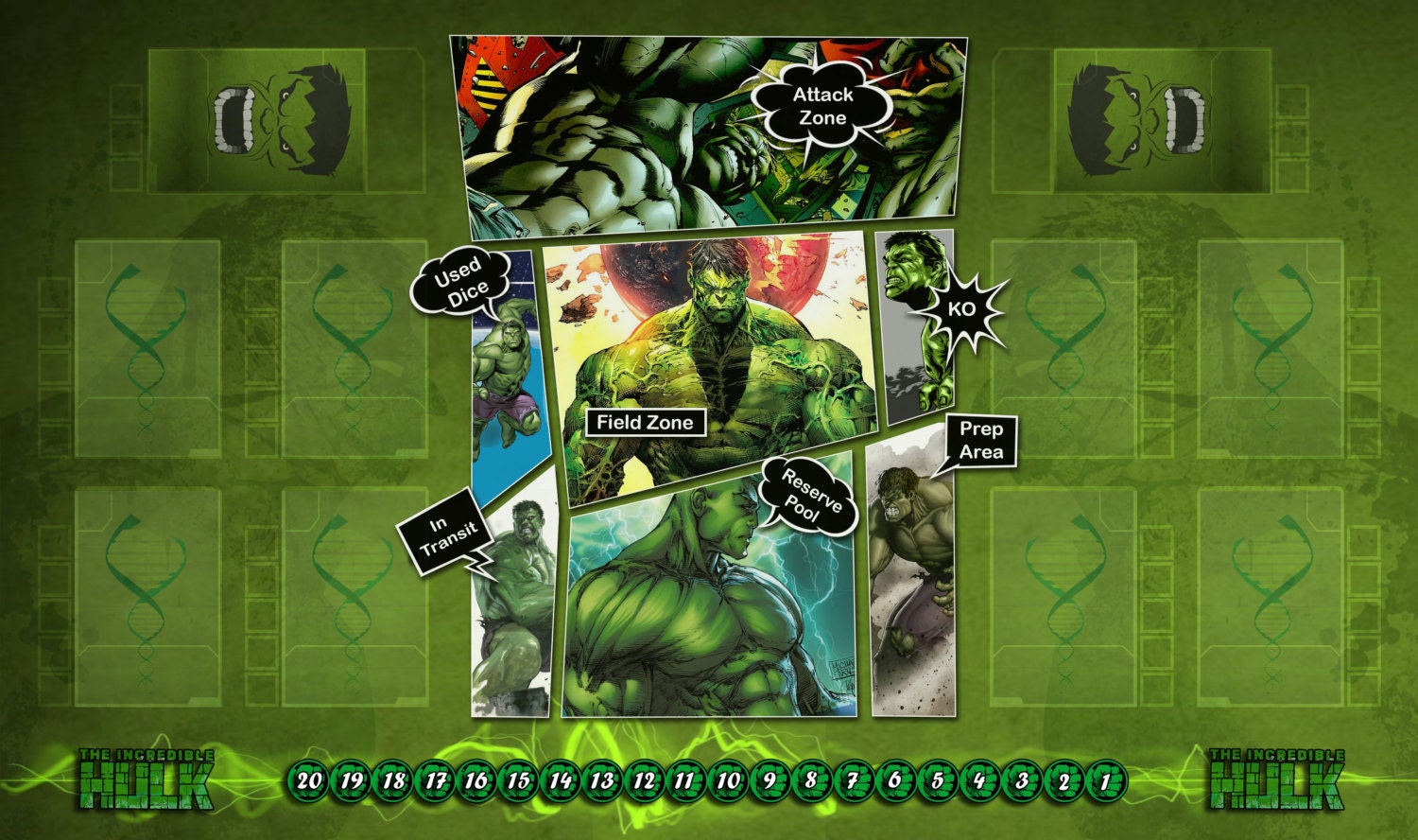 Hulk Dice Masters Playmat By DiceMasterMats On Etsy hulk-dice-masters-playmat-by-dicemastermats-on-etsy