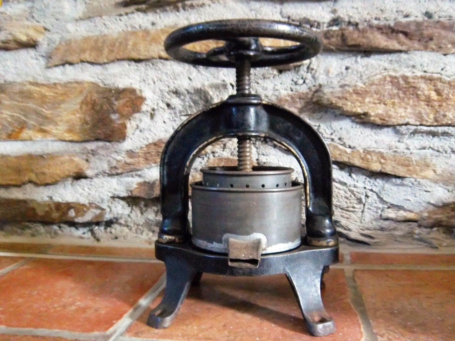 Vintage Fruit Press Cast Iron Kitchen Decor Kitchenalia