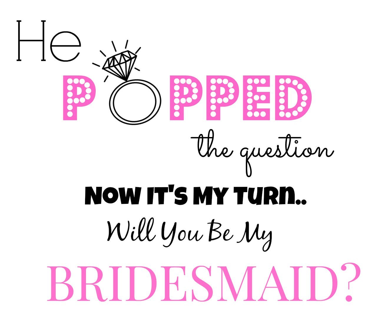 Astounding image in he popped the question printable Lucrative image in he popped the question printable