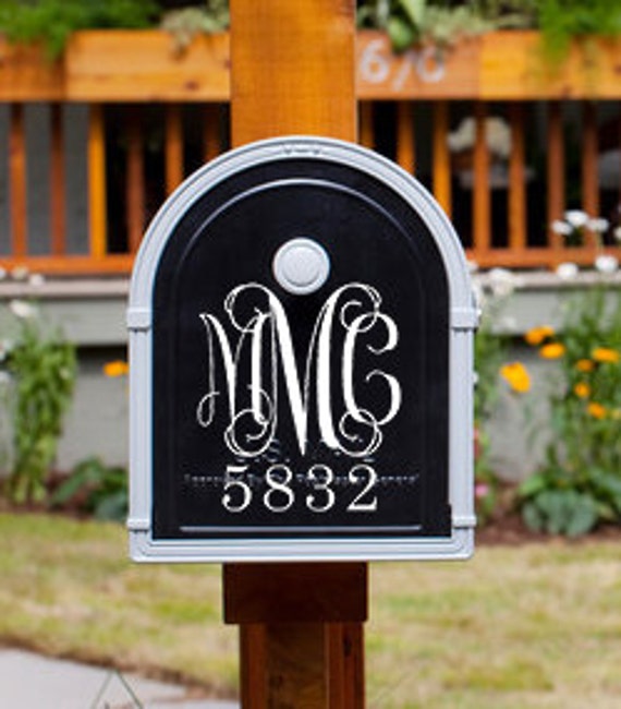 Download Mailbox Decal Personalized Mailbox Decal by MMVinylCreations