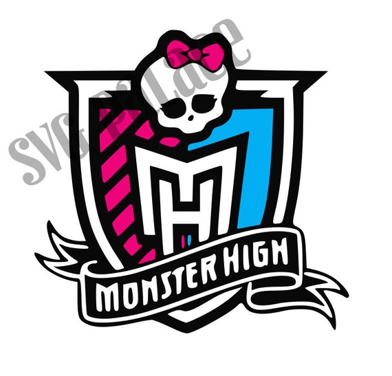 Download Monster High Logo SVG Cut File. Cricut Explore. SCAL. MTC. Silhouette. Design Space.