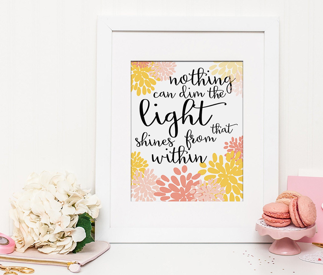 Inspirational Quote Wall Art 8x10 PRINTABLE INSTANT by MLBandCo