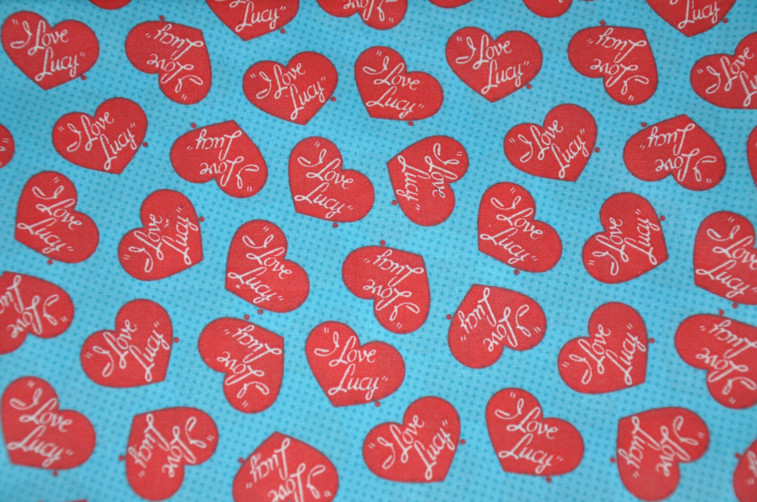 One Yard of I Love Lucy Lucille Ball 100% by CarlsonQuiltFabrics