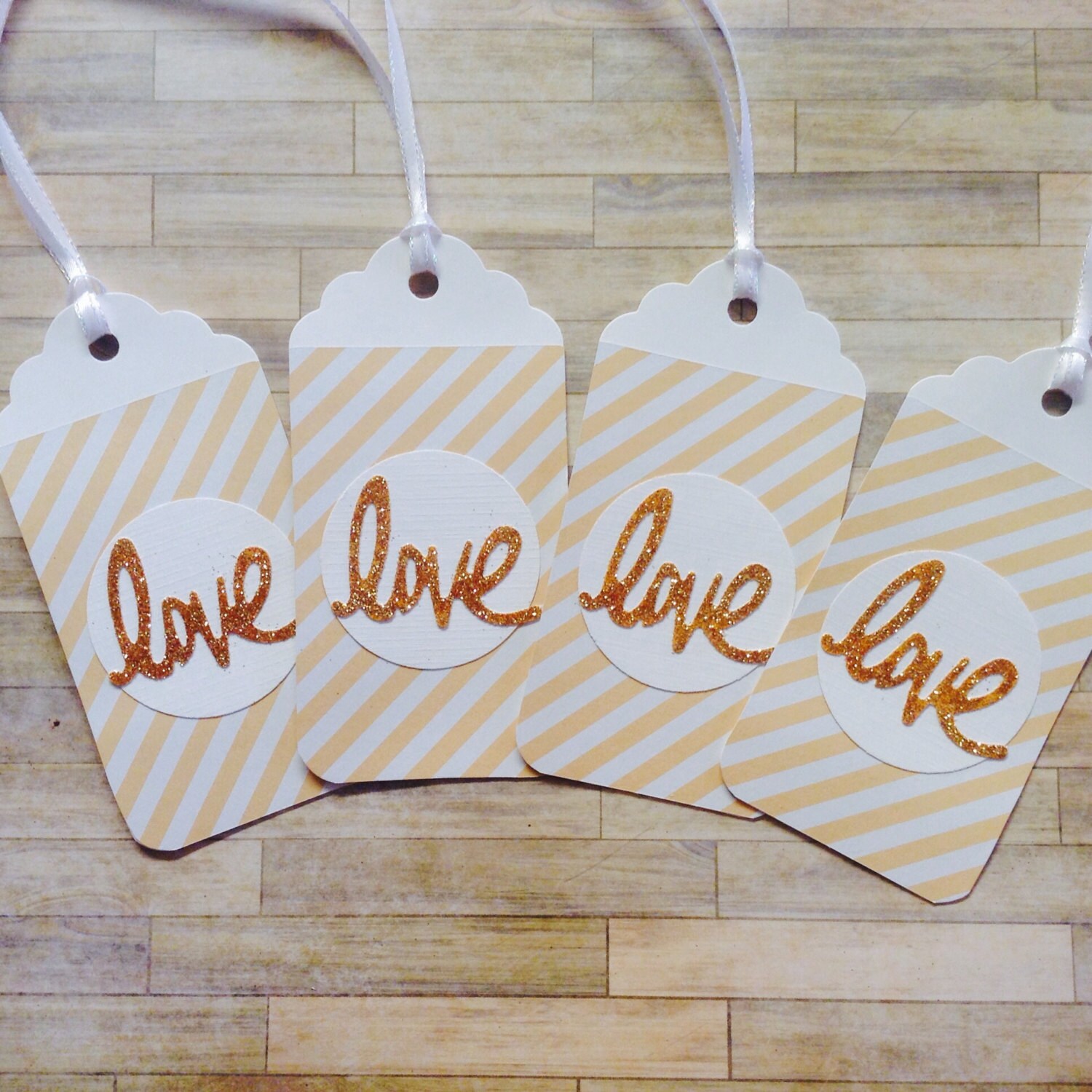 4 Love tags by AquaEventDecorDesign on Etsy