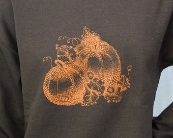 Pumpkins sweatshirt screen print