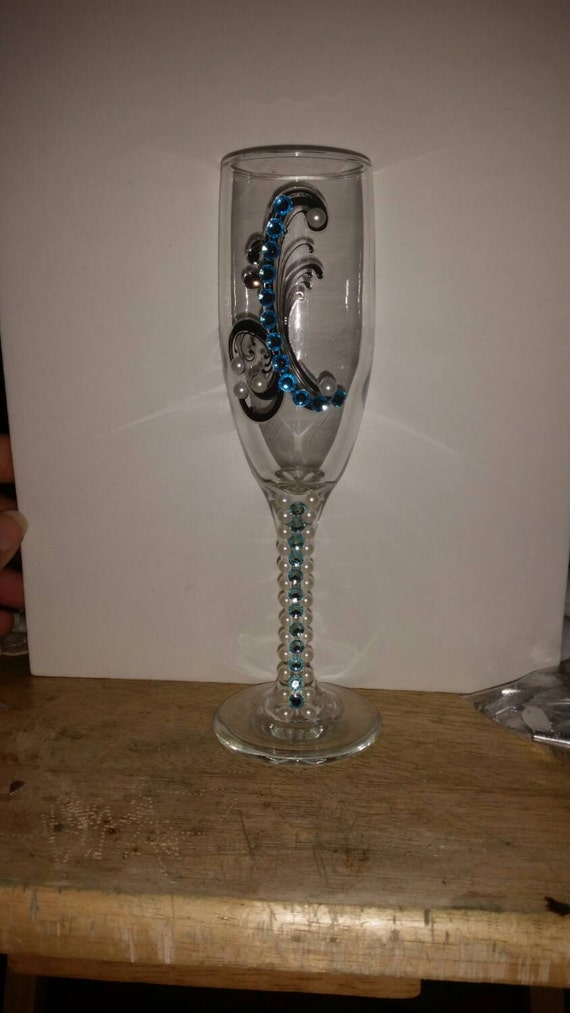 Fancy champagne flute