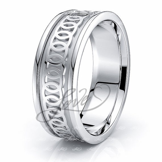 ... Ring, Celtic Knot Wedding Band Handmade Sizes 4-14 Free Engraving and